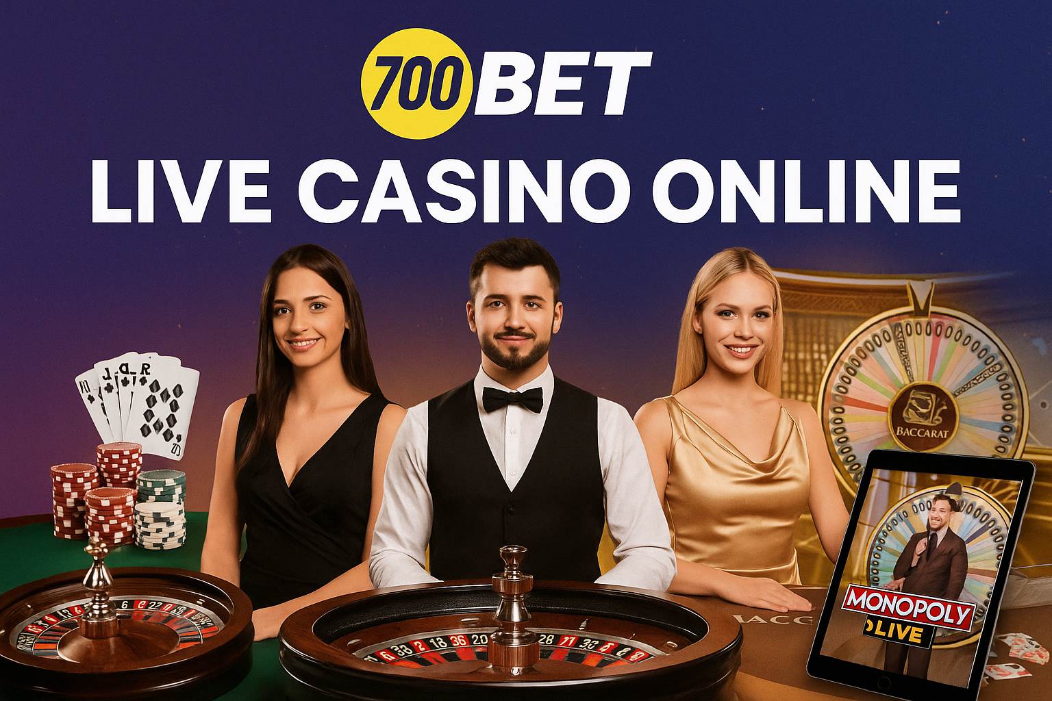 O 700BET Live Casino lança promoções regularmente