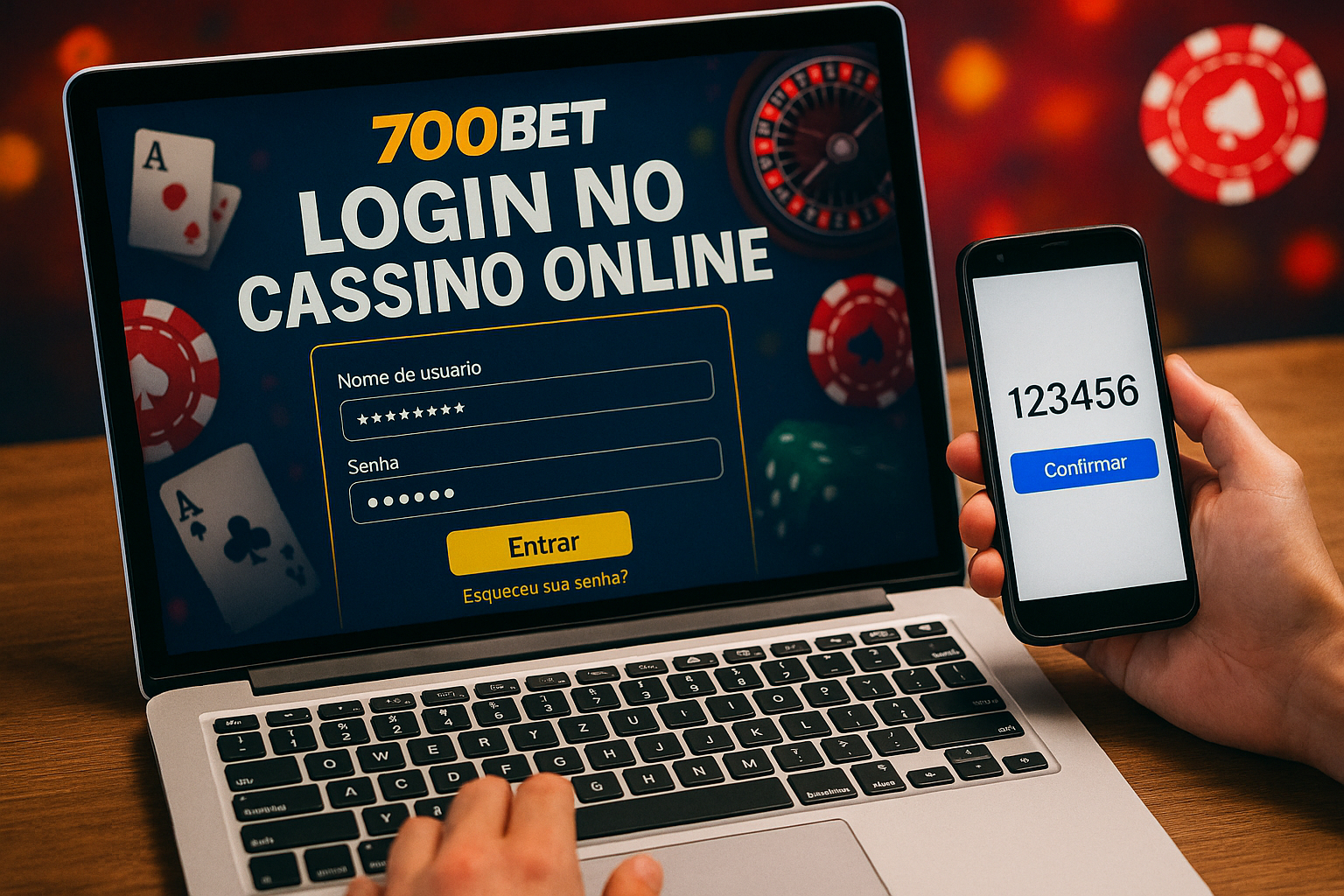 Criar uma nova Conta no plataforma 700BET 
